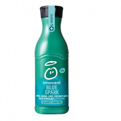 Innocent Bright juicy blue spark